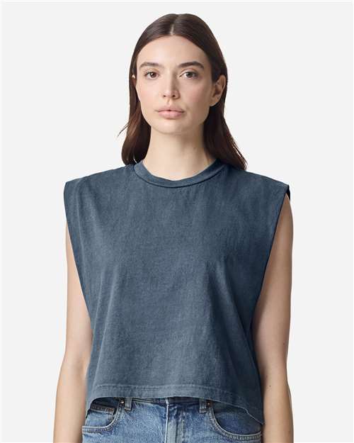 Garment-Dyed Women's Heavyweight Muscle Tee