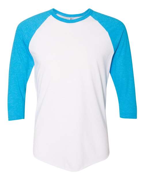 Unisex 50/50 Raglan Three-Quarter Sleeve Tee